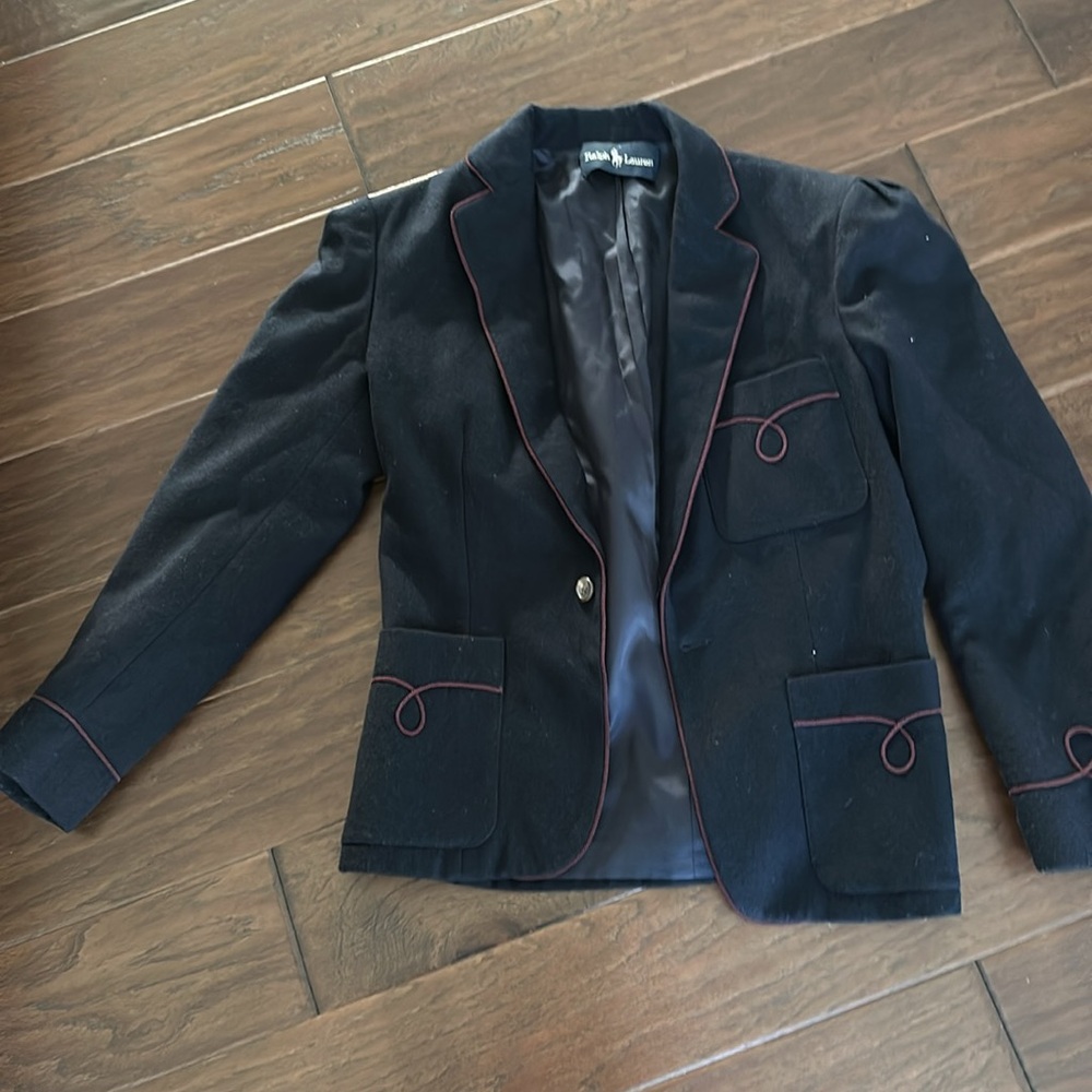 Lauren Navy Wool Blazer